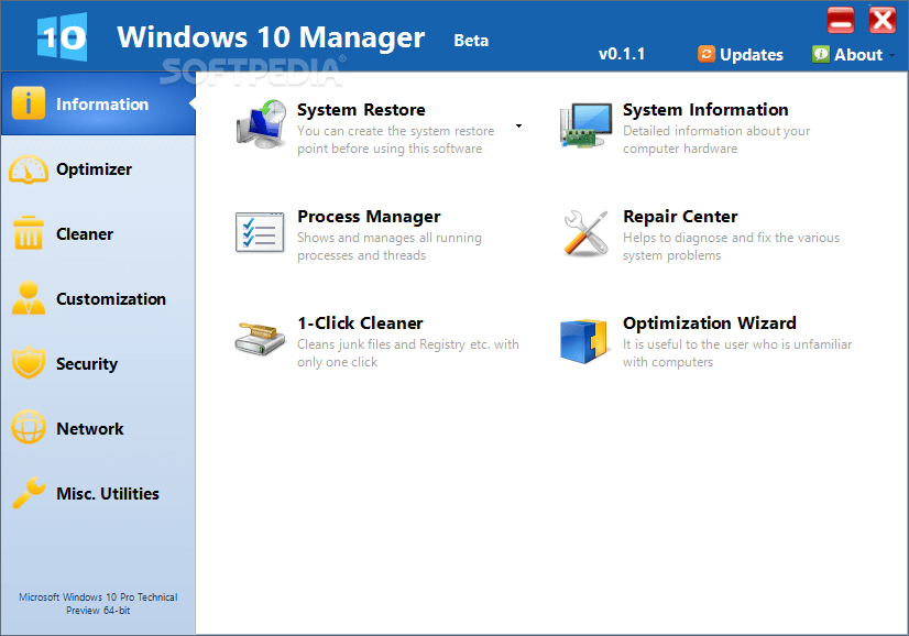 Yamicsoft Windows 10 Manager Portable 3.4.3 Crack Download 2021