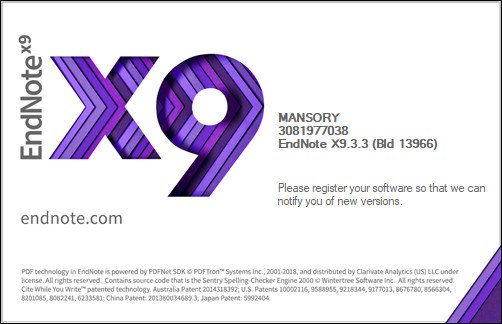 EndNote X9.3.3.13966 Crack + Product Key [ Latest Version ]Download 2021